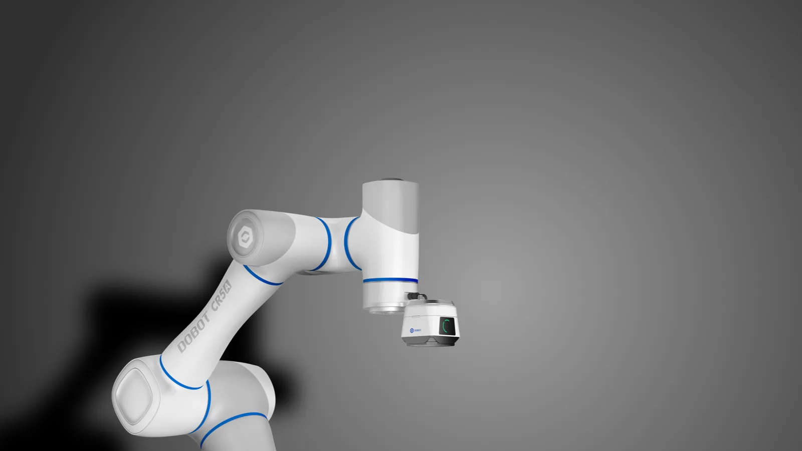Dobot CR5A mit Kamera VX500 am Flansch - Rendering des Herstellers