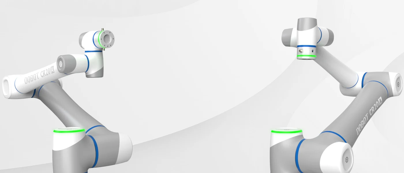 Dobot CR20A - Zwei Arme Dobot CR20A - Rendering des Herstellers