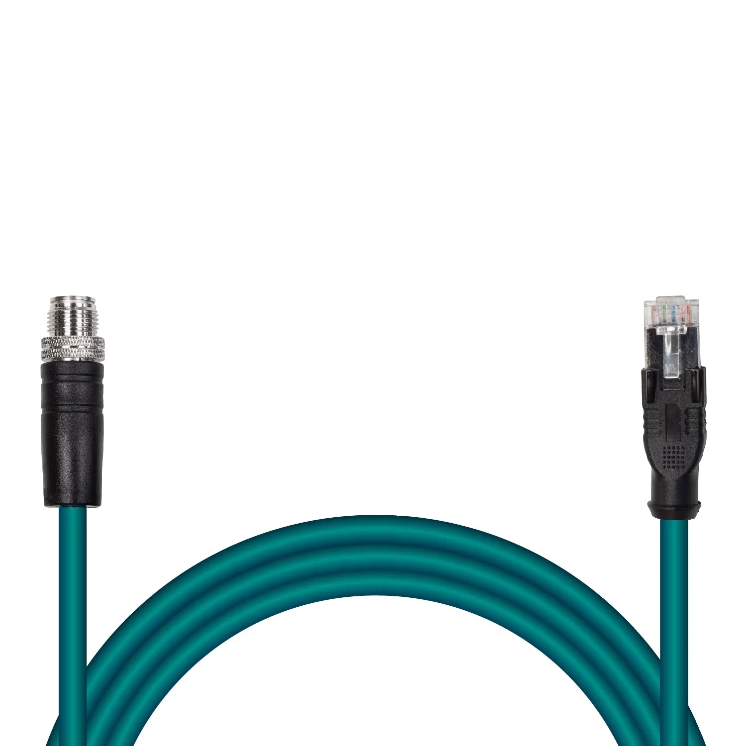 Luxonis Ethernet cable, M12/RJ45 - 2m/6ft cable - Luxonis